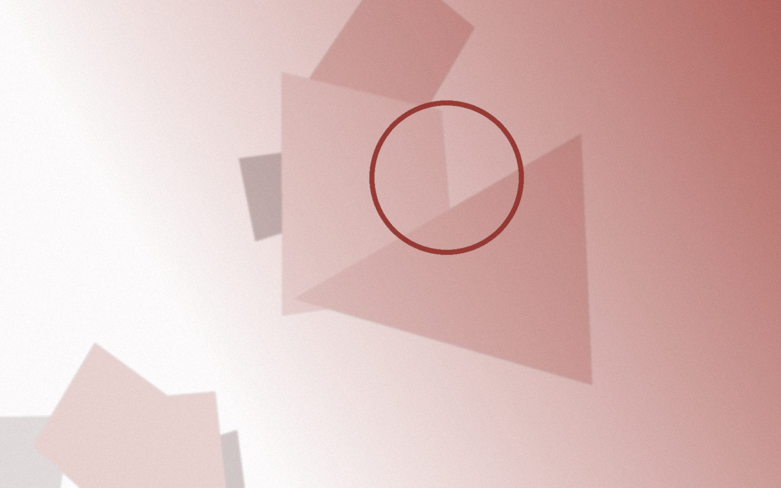 Abstract brand-toned composition representing a systems implementation project